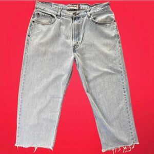 Levis Men's Customized Light Blue Coulotte Cut Jeans
